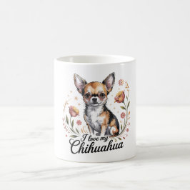 Caneca De Café Eu amo meu chihuahua