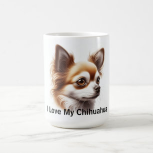 Caneca De Café Eu Amo Meu Chihuahua