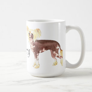 Caneca De Café Eu amo meu chinês Crested