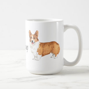 Caneca De Café Eu amo meu Corgi de Galês do Pembroke