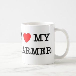 Caneca De Café Eu amo meu FAZENDEIRO