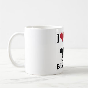 Caneca De Café Eu Amo Meu Gato Bengala