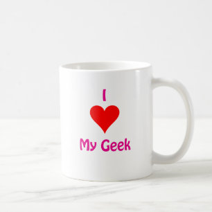 Caneca De Café Eu amo meu geek