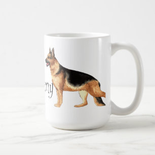 Caneca De Café Eu amo meu German shepherd
