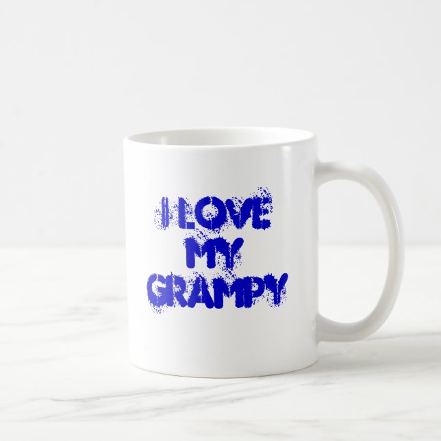 CANECA DE CAFÉ EU AMO MEU GRAMPY (Direita)