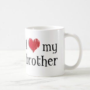 Caneca De Café Eu amo meu irmão