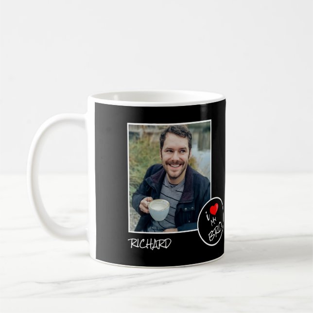 Caneca De Café Eu Amo Meu Irmão, Foto Personalizada - Personaliza (Esquerda)