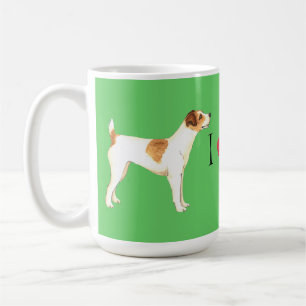 Caneca De Café Eu amo meu Jack Russell Terrier