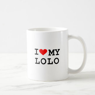 Caneca De Café Eu amo meu lolo. É mais divertimento nas