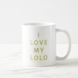Caneca De Café Eu amo meu Lolo (o preto)
