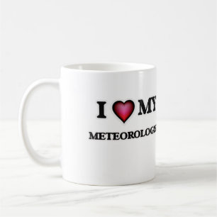 Caneca De Café Eu amo meu meteorologista