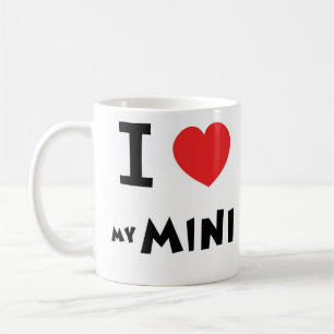 Caneca De Café Eu amo meu mini