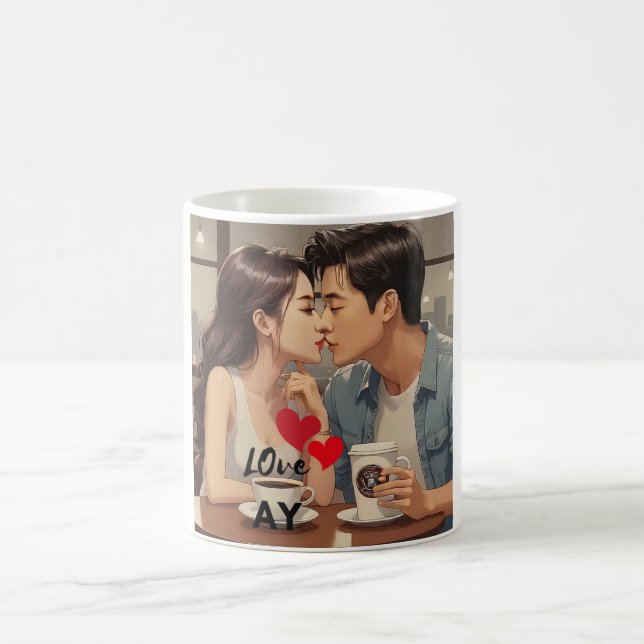 Caneca De Café Eu amo meu Namorada (Centro)