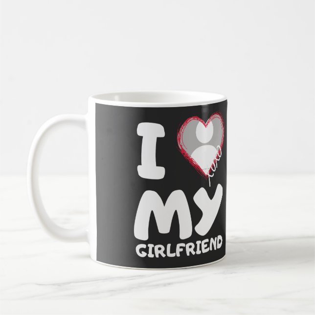 Caneca De Café eu amo meu namorada (Esquerda)