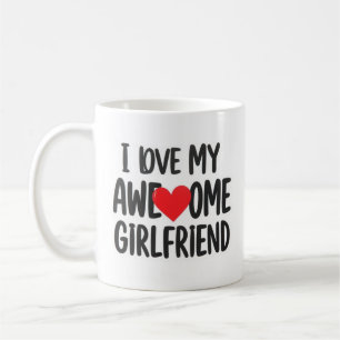 Caneca De Café Eu amo meu namorada incrível