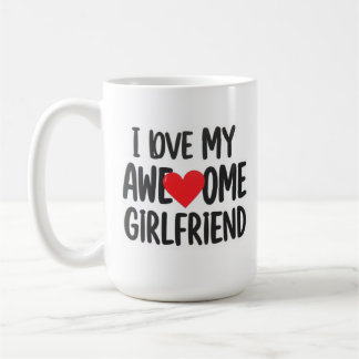 Caneca De Café Eu amo meu namorada incrível