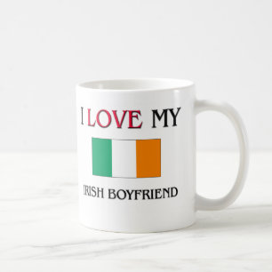 Caneca De Café Eu amo meu namorado irlandês