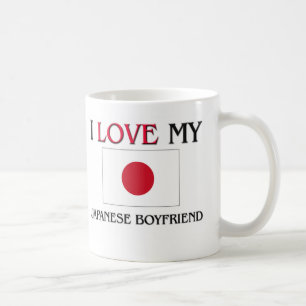 Caneca De Café Eu amo meu namorado japonês