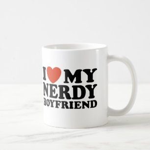 Caneca De Café Eu amo meu namorado Nerdy