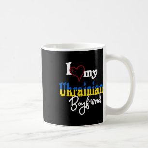 Caneca De Café Eu Amo Meu Namorado Ucraniano Presente Combinando