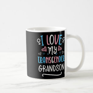 Caneca De Café Eu Amo Meu Neto Transgênero Lgbt Orgulho Trans Ban