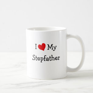 Caneca De Café Eu amo meu padrasto