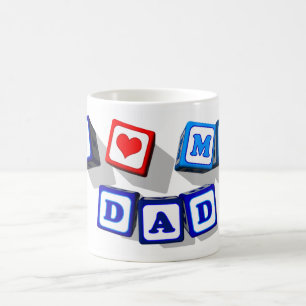 CANECA DE CAFÉ EU AMO MEU PAI