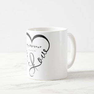 Caneca De Café Eu Amo Meu Parceiro - Você É Minha Casa Almofada