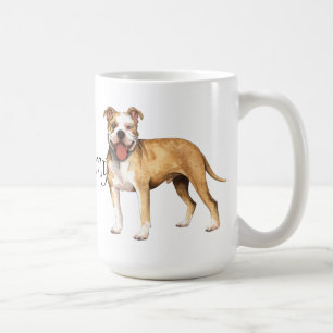 Caneca De Café Eu amo meu Pit Bull Terrier