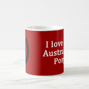Caneca De Café Eu Amo Meu Pôneo Australiano