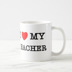 Caneca De Café Eu amo meu PROFESSOR