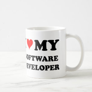 Caneca De Café Eu amo meu programador de software