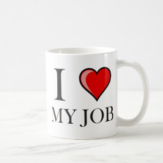 Caneca De Café Eu amo meu trabalho