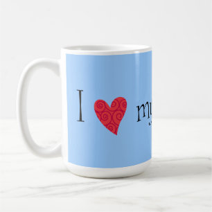 Caneca De Café Eu amo meu Ursinho Roosevelt Terrier