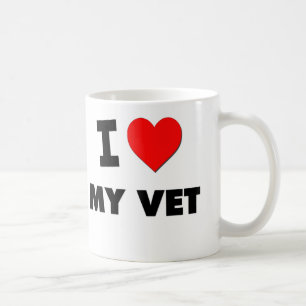 Caneca De Café Eu amo meu veterinário