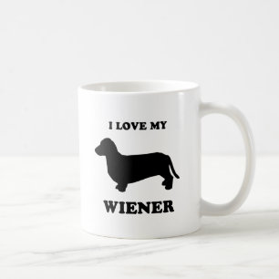 Caneca De Café Eu amo meu wiener 2