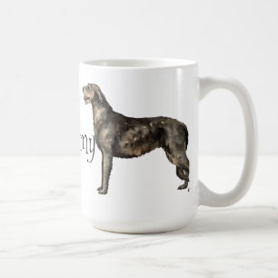 Caneca De Café Eu amo meu Wolfhound irlandês