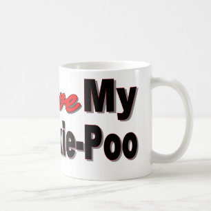 Caneca De Café Eu amo meu Yorkie-Poo