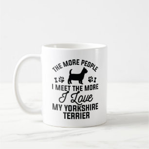 Caneca De Café Eu Amo Meu Yorkshire Terrier