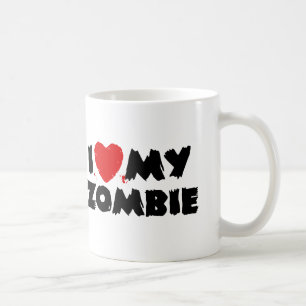 Caneca De Café Eu amo meu zombi