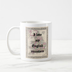 Caneca De Café Eu Amo Meus Ancestrais Ingleses