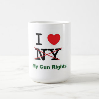 Caneca De Café Eu amo meus direitos da arma