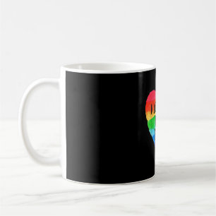 Caneca De Café Eu Amo Meus Dois Pais LGBT Bandeiras Lésbicas Para