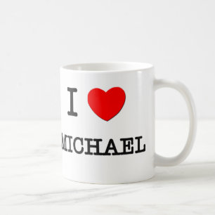 Caneca De Café Eu amo Michael