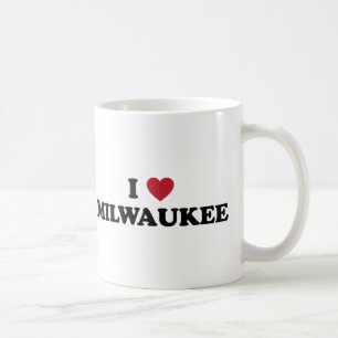Caneca De Café Eu amo Milwaukee Wisconsin