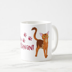 Caneca De Café Eu Amo Minha Abissínia!