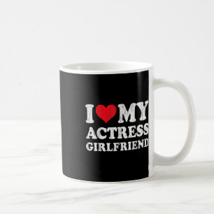 Caneca De Café Eu Amo Minha Atriz Namorada Engraçado Namorado Val