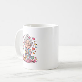 Caneca De Café Eu amo minha avó
