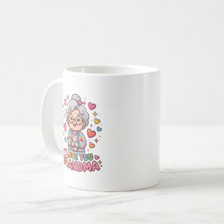 Caneca De Café Eu amo minha avó