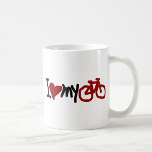 Caneca De Café Eu amo minha bicicleta